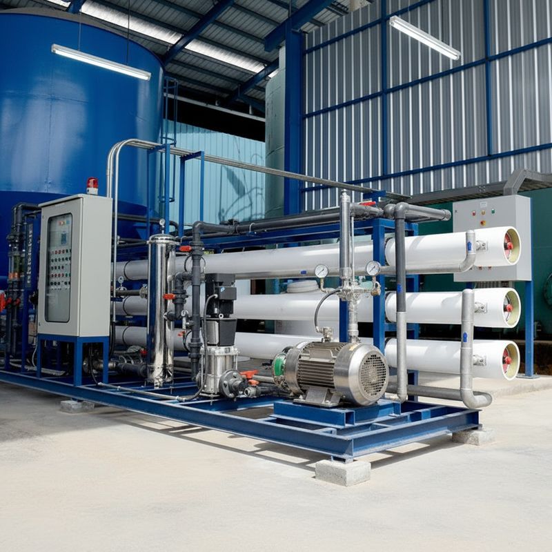 Sistema de ósmosis inversa con tratamiento de membranas