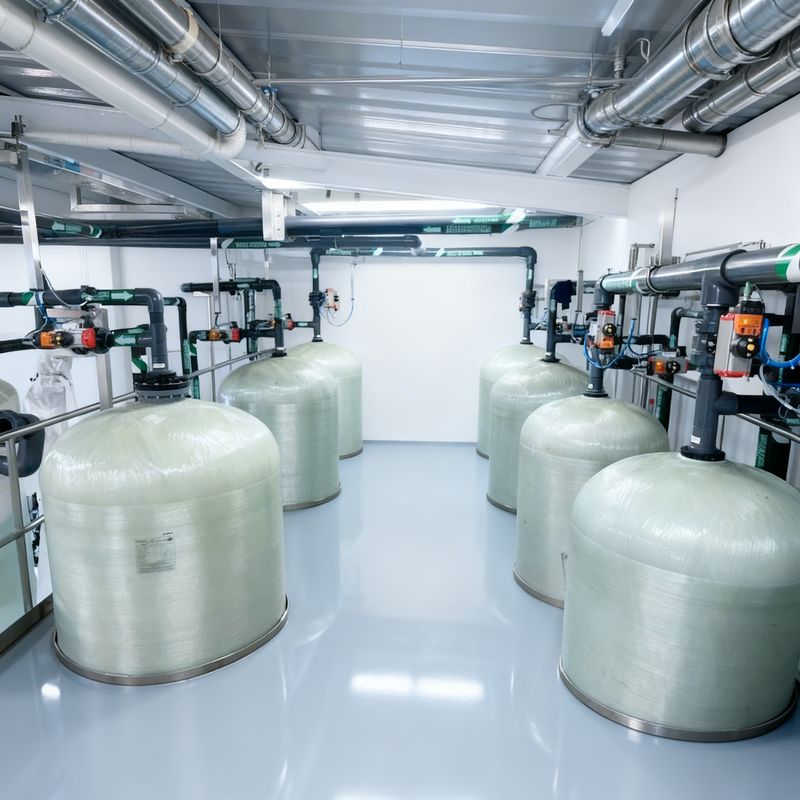 Tren de filtración con coagulantes y floculantes especializados